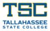 Tallahassee State College's logo: tsc tallahassee state college in blue and gold text