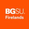 Bowling Green State University-Firelands's logo: bgsu firelands logo on orange background