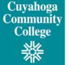 Cuyahoga Community College's logo: cuyahoga community college logo with decorative symbol