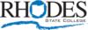 Rhodes State College's logo: rhodes state college logo with state-shaped 'o' and blue underline