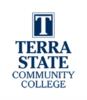 Terra State Community College's logo: terra state community college logo with a bold 'T' above text