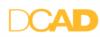 Delaware College of Art and Design - Closed's logo: yellow 'DCAD' acronym logo