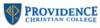 Providence Christian College (Closed 2026)'s logo: providence christian college logo with blue shield and gold emblem
