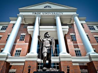 Troy University campus building