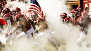 University of Arkansas football players