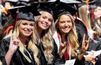 Arkansas State University commencement and students
