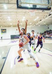 basketball player in action on the court