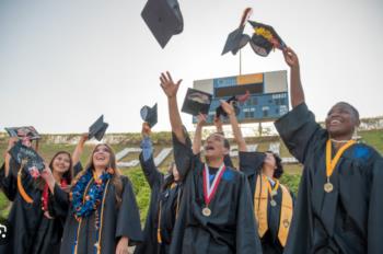 Citrus College graduates celebrating