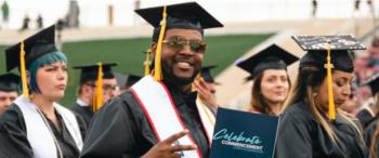 Colorado State University Pueblo commencement and students