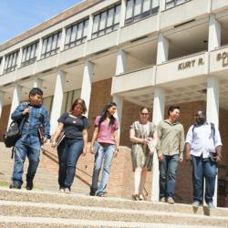 CUNY Queensborough Community College campus and students