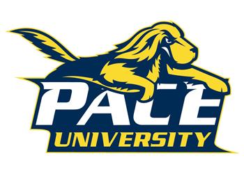 pace university logo with gold lion