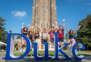 Duke University campus and students