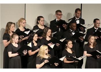 choir performance in formal attire