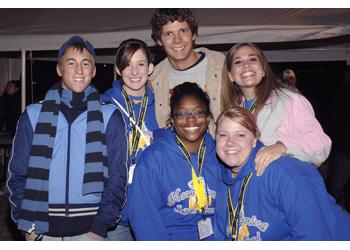 group of students smiling together