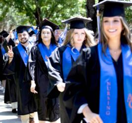 Angelina College graduation and students