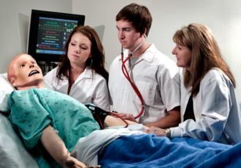 nursing students in class