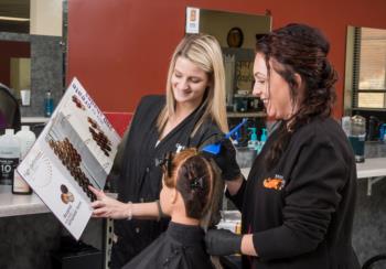 Richfield cosmetology students