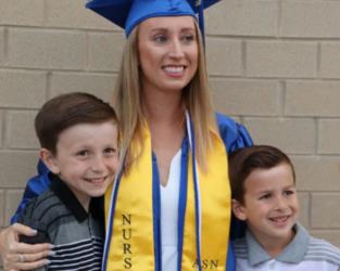 Blue Ridge Community College nursing graduate