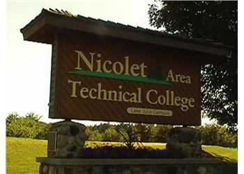 nicolet area technical college sign