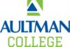 Logo: aultman college logo with blue and green colors