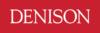 Logo: red background with 'denison' in white uppercase letters