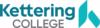 Logo: kettering college logo with stylized 'k' symbol