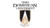 Logo: ohio dominican university logo with a shield and flame, since 1911