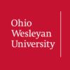 Logo: ohio wesleyan university logo with white text on red background